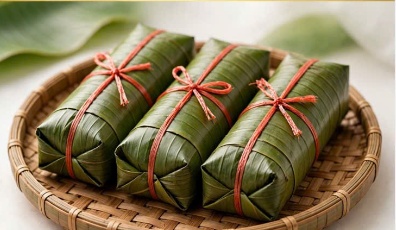 Cây giò lụa lá chuối truyền thống 1kg