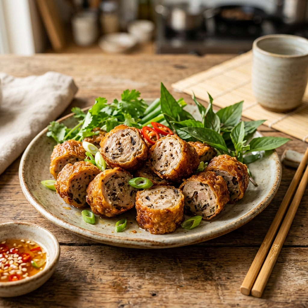 Chả chiên giòn vàng ruộm 500g