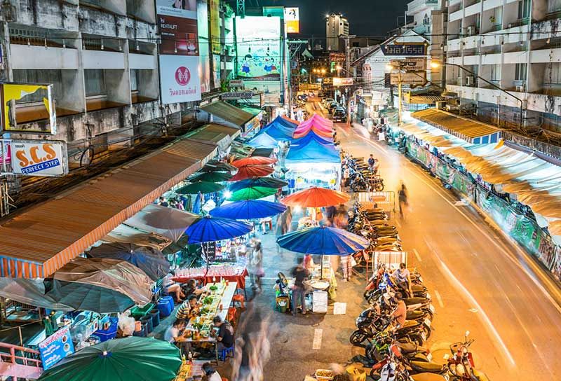 Các khu ẩm thực đường phố Thái Lan nên đến