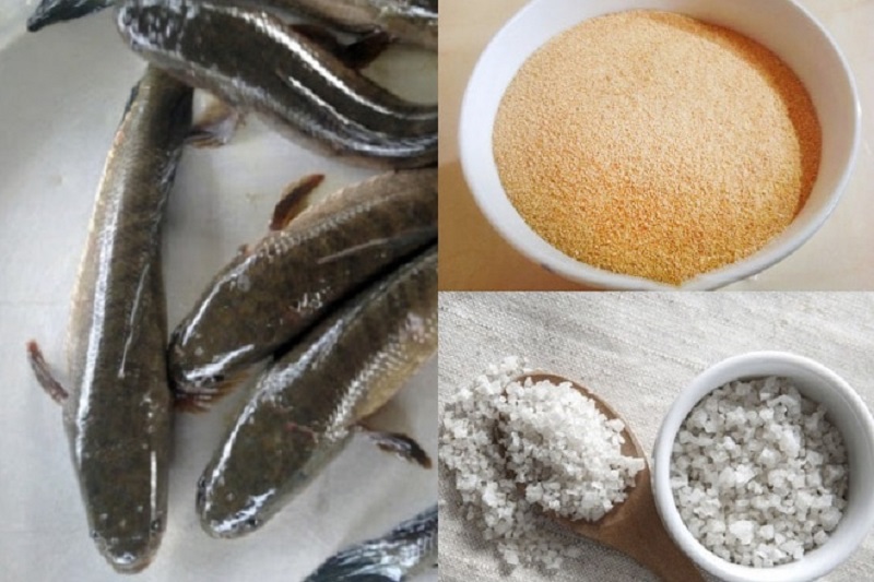Quy trình làm mắm cá lóc gồm 3 giai đoạn ủ muối, ướp thính, và ủ mắm.