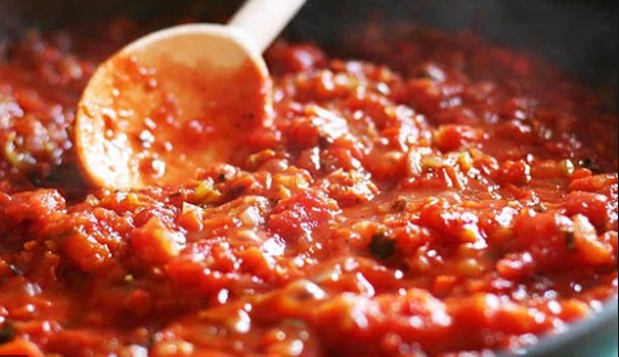 Nấu thịt bằm sót cà chua