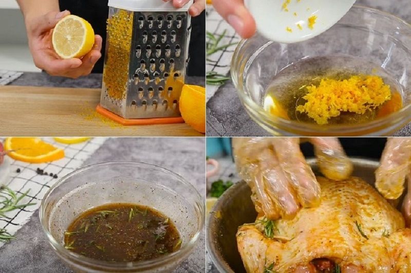 Các bước chế biến món gà ướp muối ớt nướng lu ngon tuyệt đỉnh.