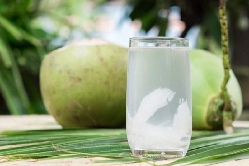 Nước dừa giúp bổ sung chất điện giải cho cơ thể kháng bệnh rất tốt.