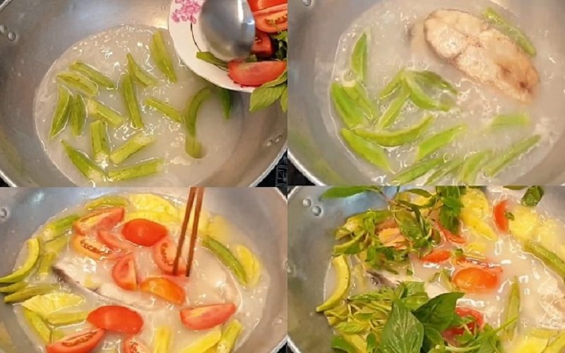 Cách nấu canh chua cá tra